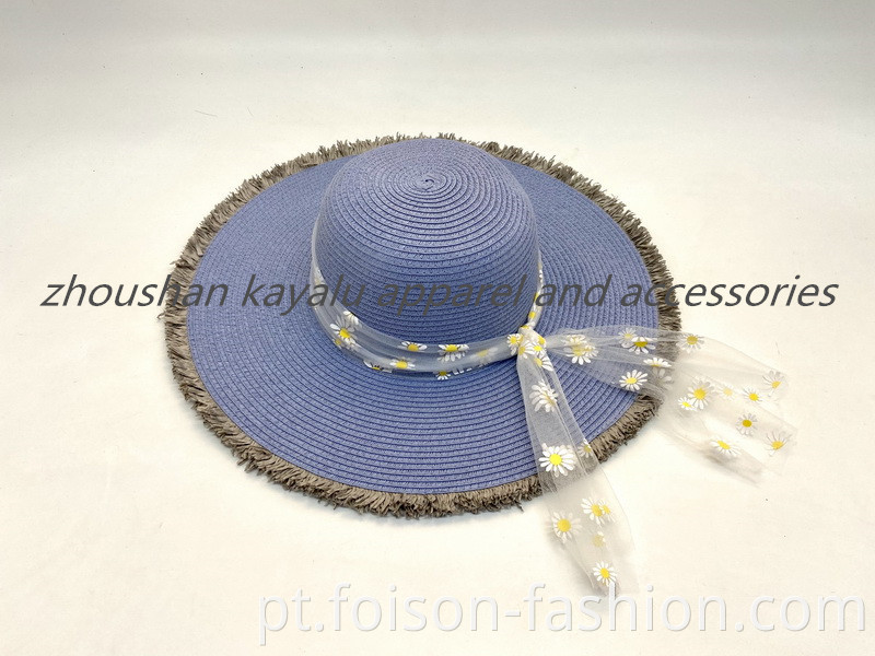 New Straw Hat Beach Hat Summer Shade Ladies Hat1